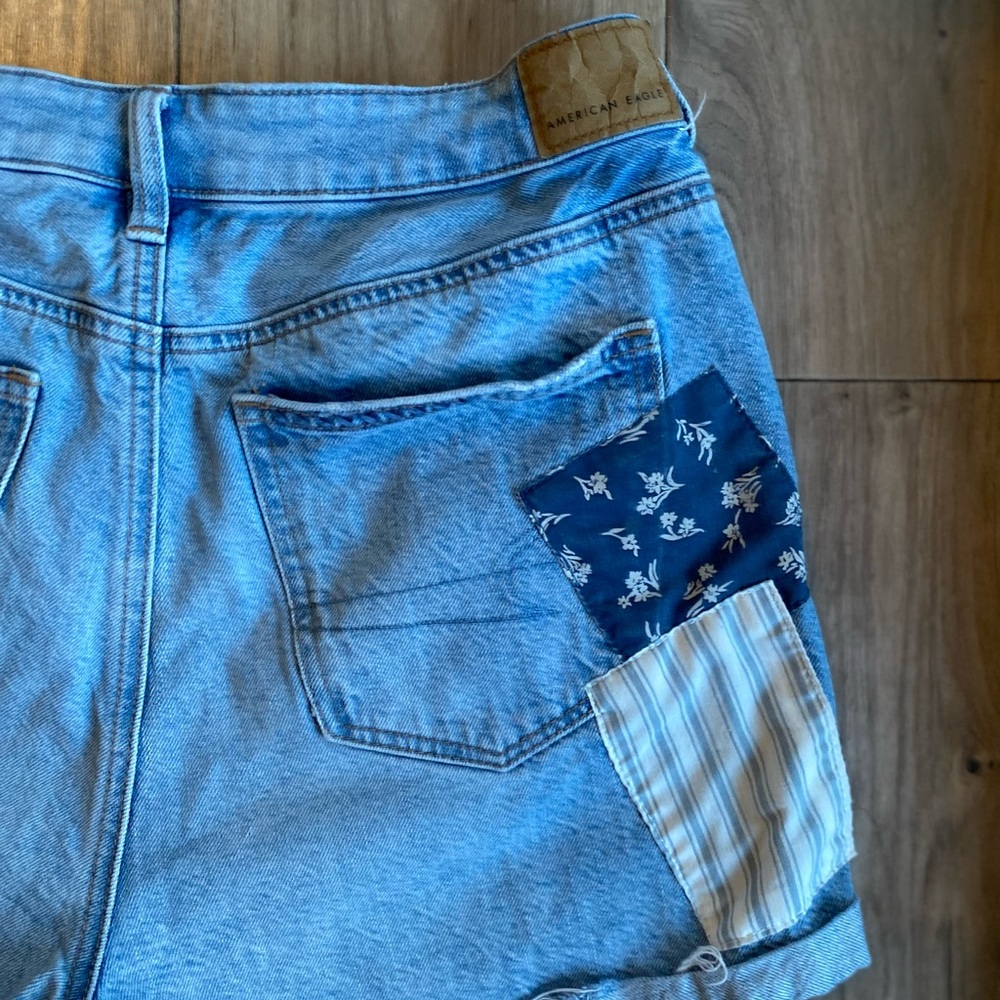 American Eagle Patchwork Shorts - image 2
